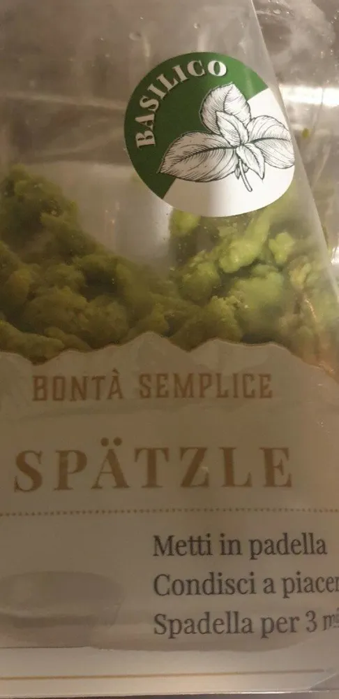 SPATZLE AL BASILICO