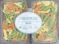Spätzle tricolore