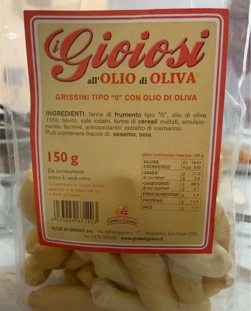 I gioiosi all’olio d’oliva