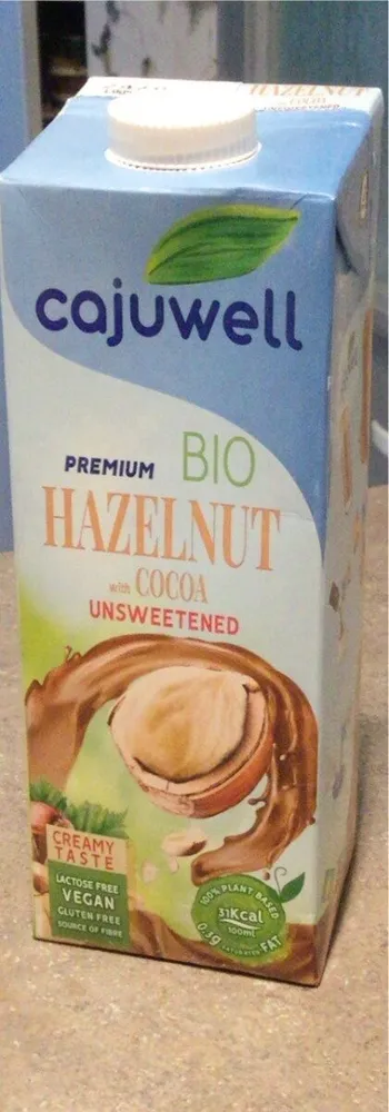 Boisson biologique noisettes cacao