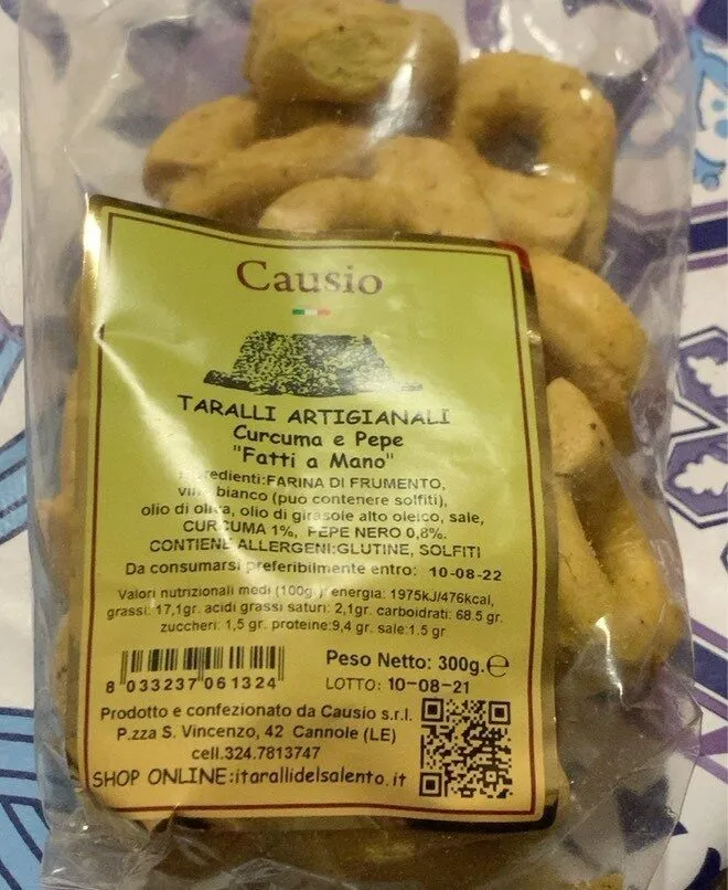 Taralli curcuma e pepe