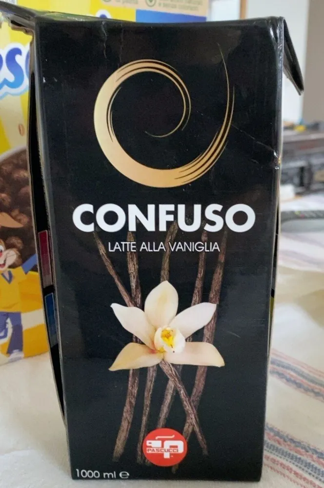 Confuso latte alla vaniglia