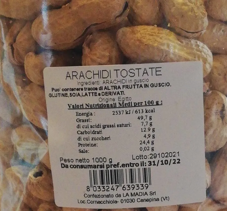 Arachidi tostate