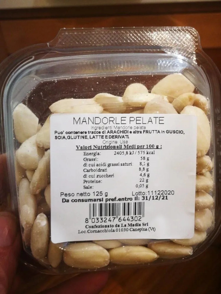 Mandorle pelate