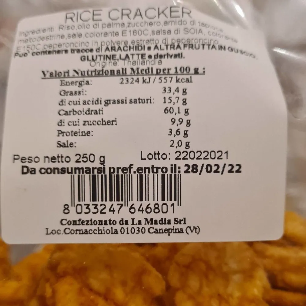 Rice cracker