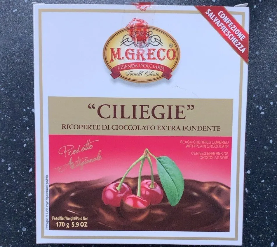 Ciliegie ricoperte di cioccolato extra fondente