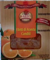 Filetti di arancia canditi