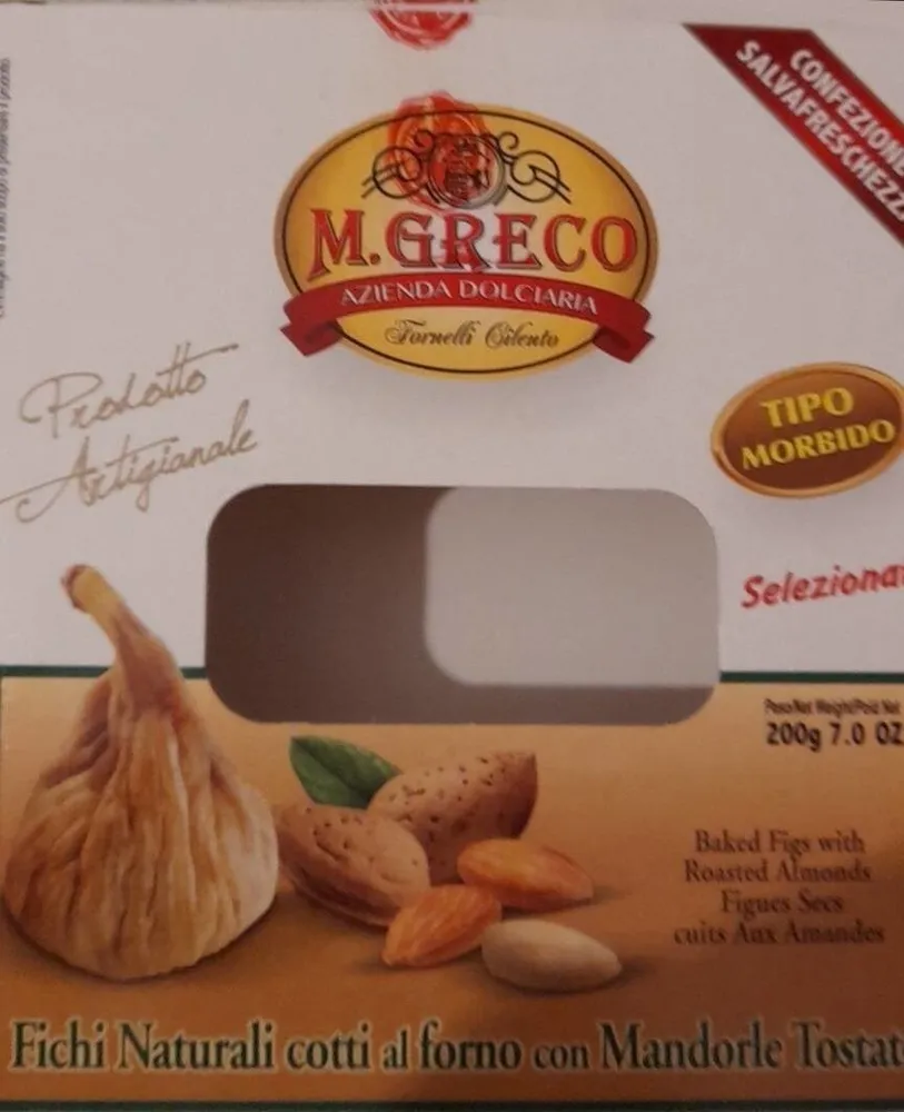 Fichi naturali cotti al forno con mandorle tostate