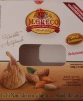 Fichi naturali cotti al forno con mandorle tostate