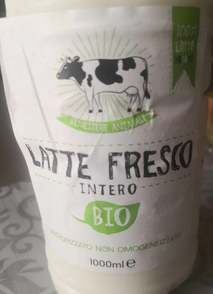 Latte fresco intero bio