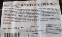 Ravioli di ricotta e spinaci