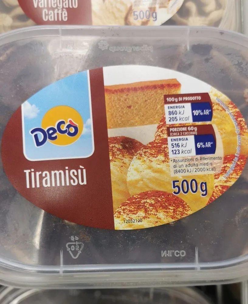 Gelato tiramisu