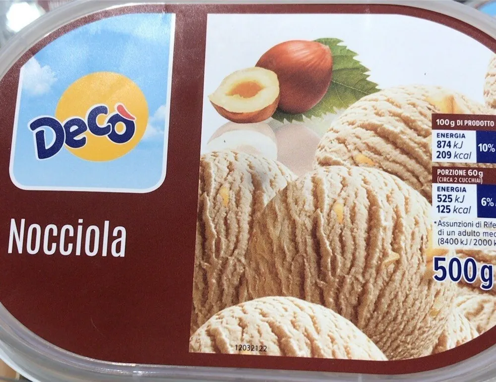 Gelato nocciola