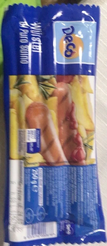 Würstel di puro suino