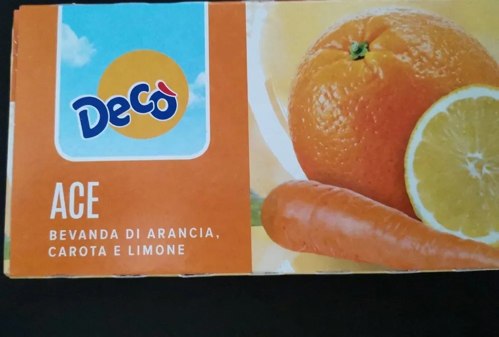 Bevanda Arancia Carota Limone