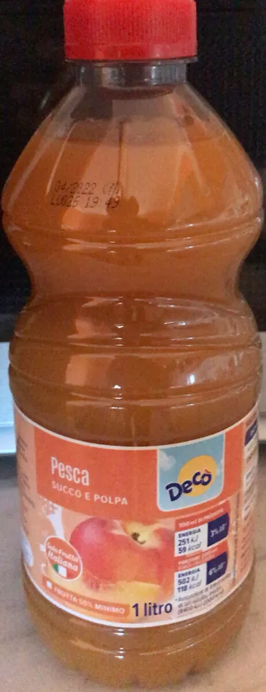 Pesca - succo e Polpa