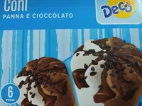 Coni panna e cioccolato