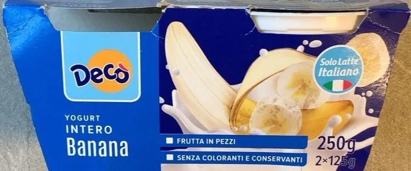 Yogurt intero banana