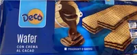 Wafer con crema al cacao