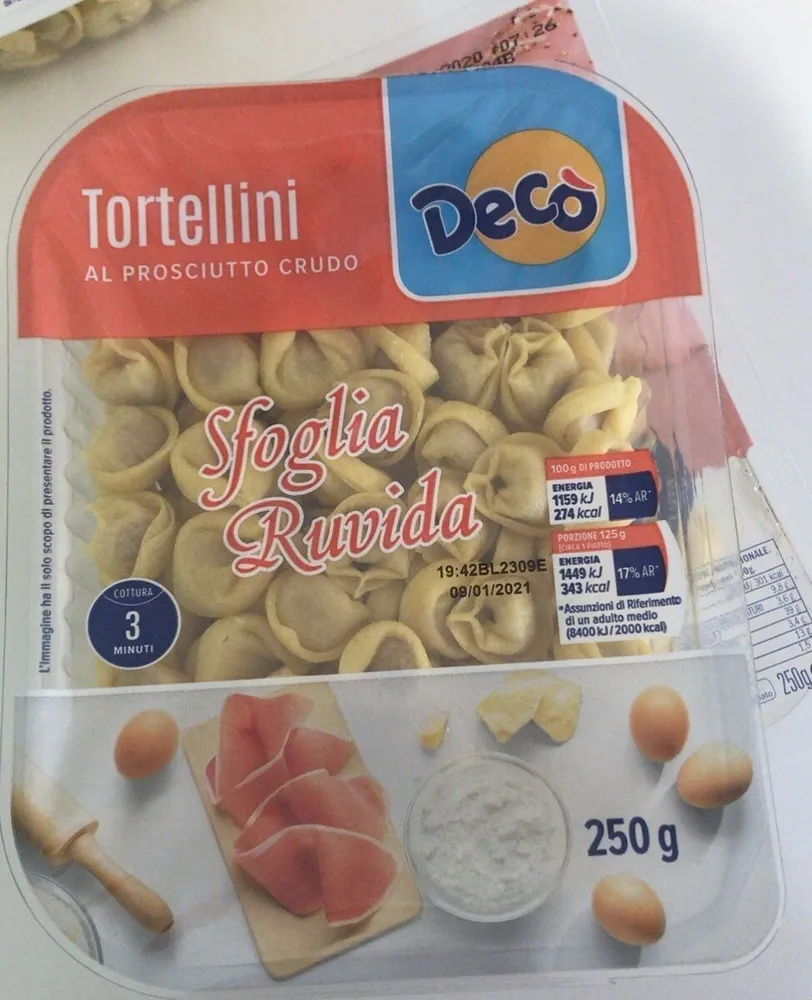 Tortellini al prosciutto crudo