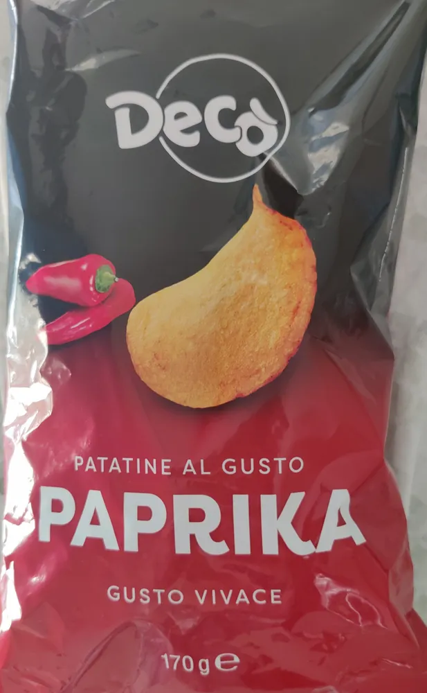 Patatine gusto paprika