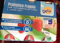 Probiotico fragola con L casei