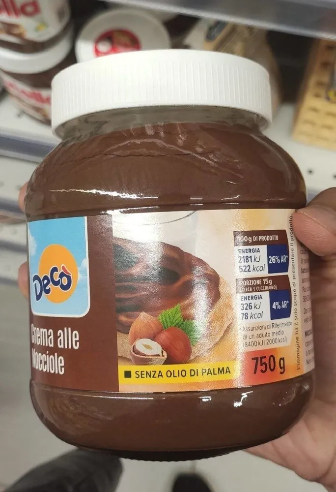 Crema alle nocciole