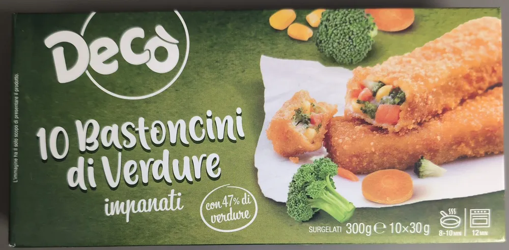 Bastoncini di verdure