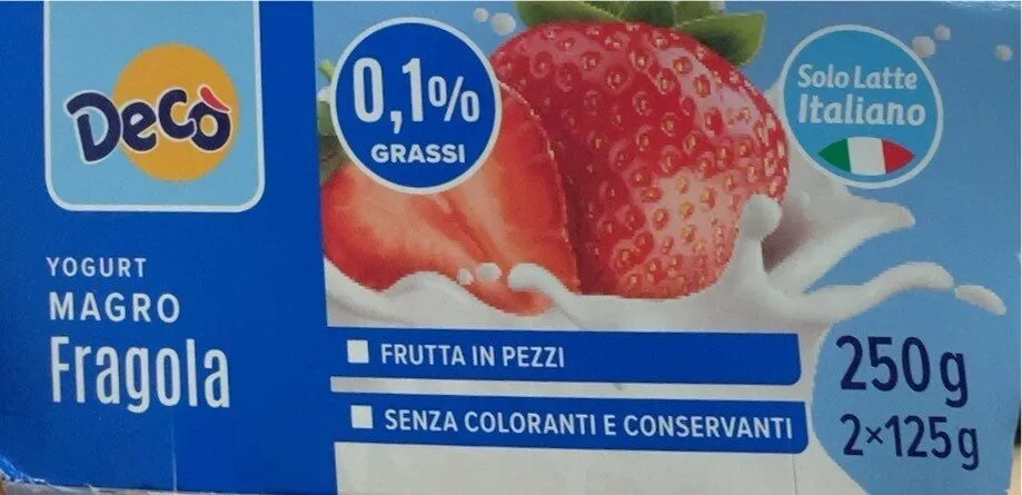 Yogurt magro fragola