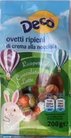 Ovetti ripieni di crema alla nocciola