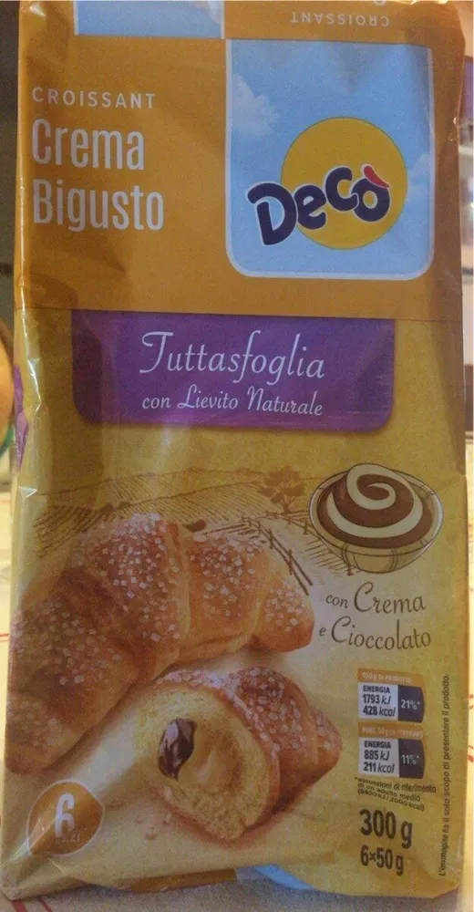 Croissant crema bigusto
