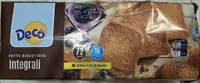 Fette biscottate integrali decò