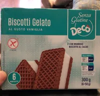 Biscotto gelato vaniglia