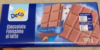 Cioccolato finissimo al latte