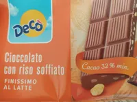 Cioccolato con riso soffiato finissimo al latte