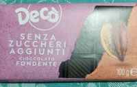 Cioccolato fondente senza zuccheri aggiunti