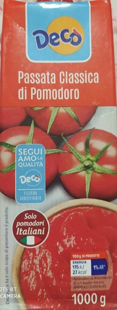Passata classica di pomodoro