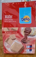 Wafer con crema alla nocciola