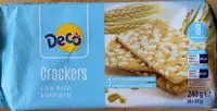 Crackers con riso soffiato
