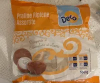 Praline ripiene assortite