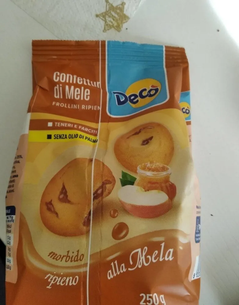 Frollini ripieni confettura di mele