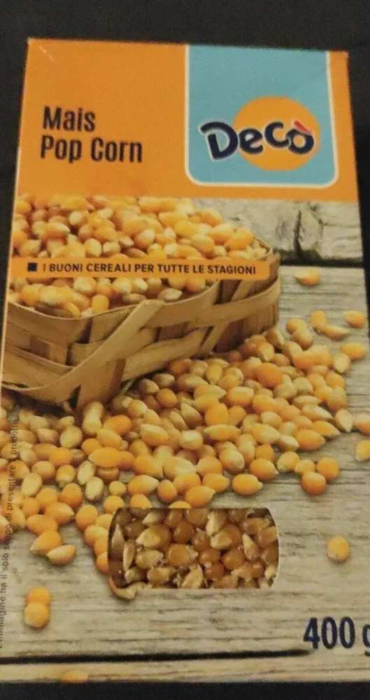 Mais Pop corn