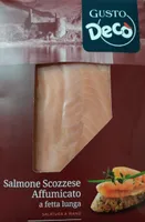 Salmone scozzese affumicato a fetta lunga