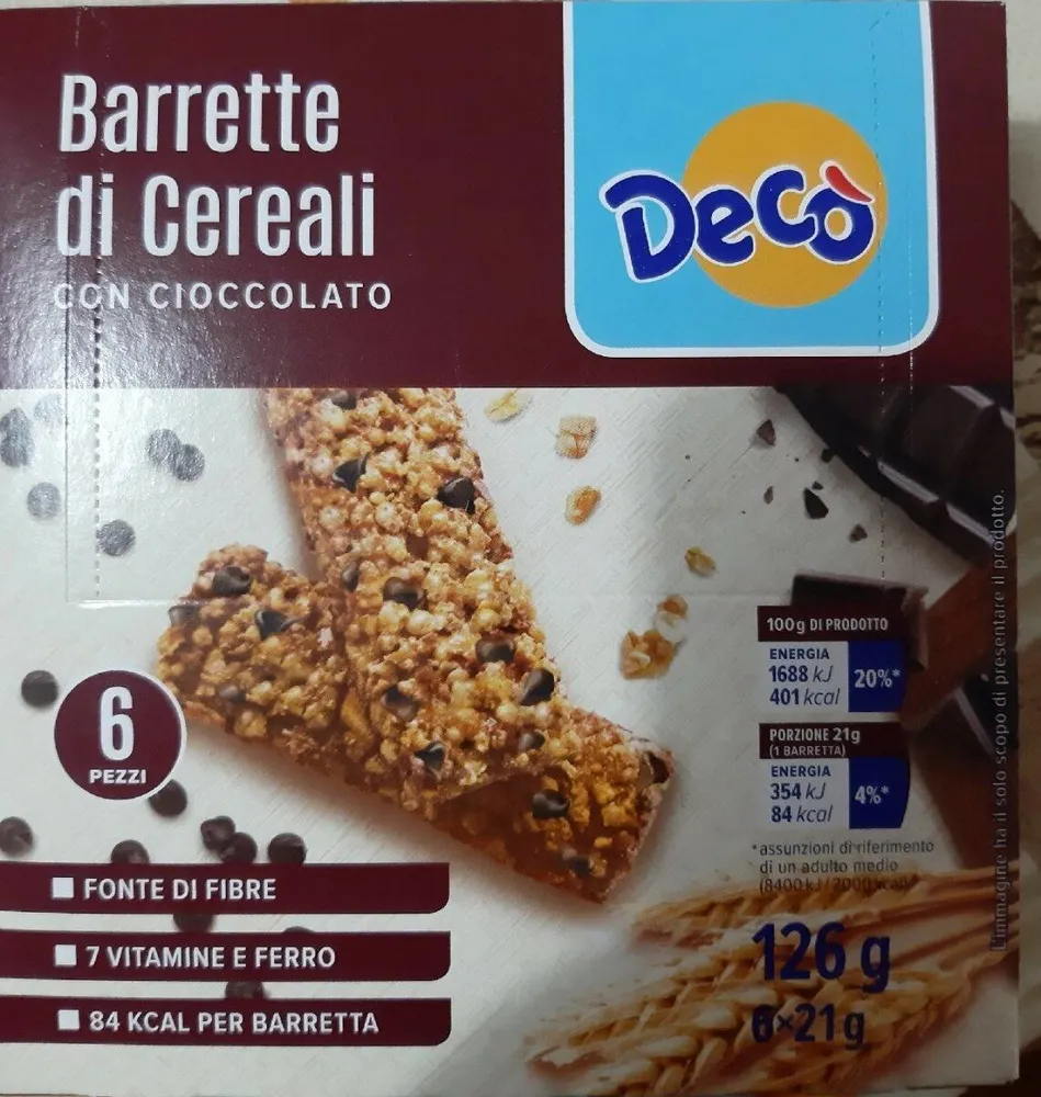 Barrette ai cereali