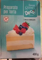 Preparato per torta senza glutine