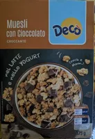 Muesli con cioccolato