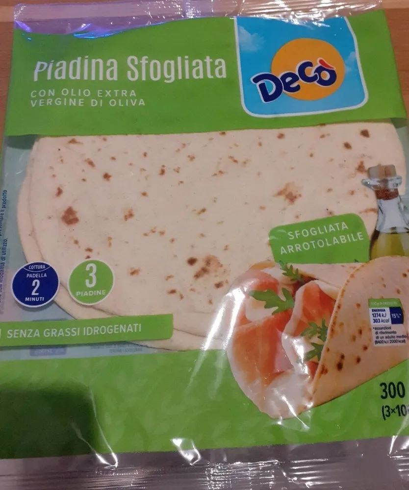 Piadina sfogliata