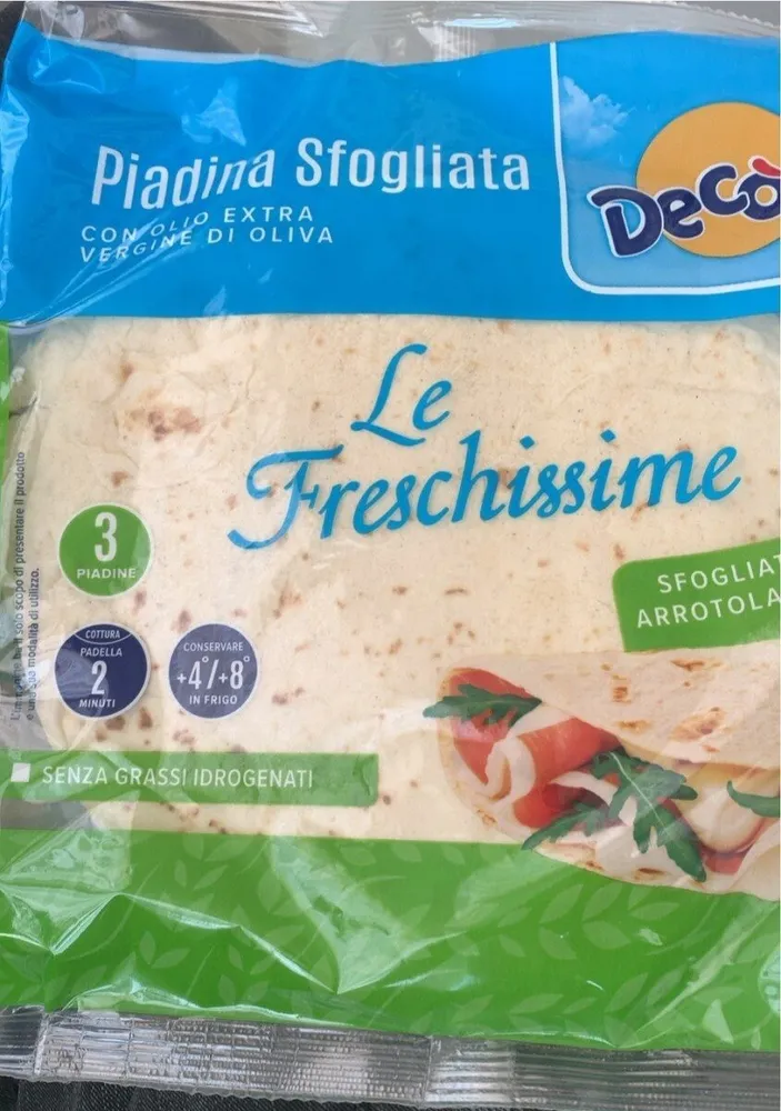 Piadina sfogliata