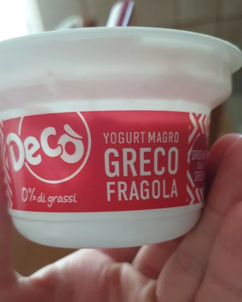 Yogurt magro greco fragola