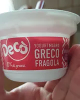 Yogurt magro greco fragola